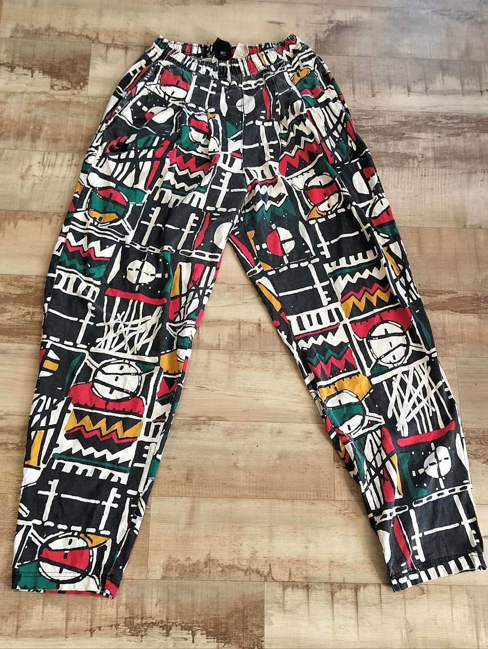 Jordan Black and Red Logo Lounge Pants